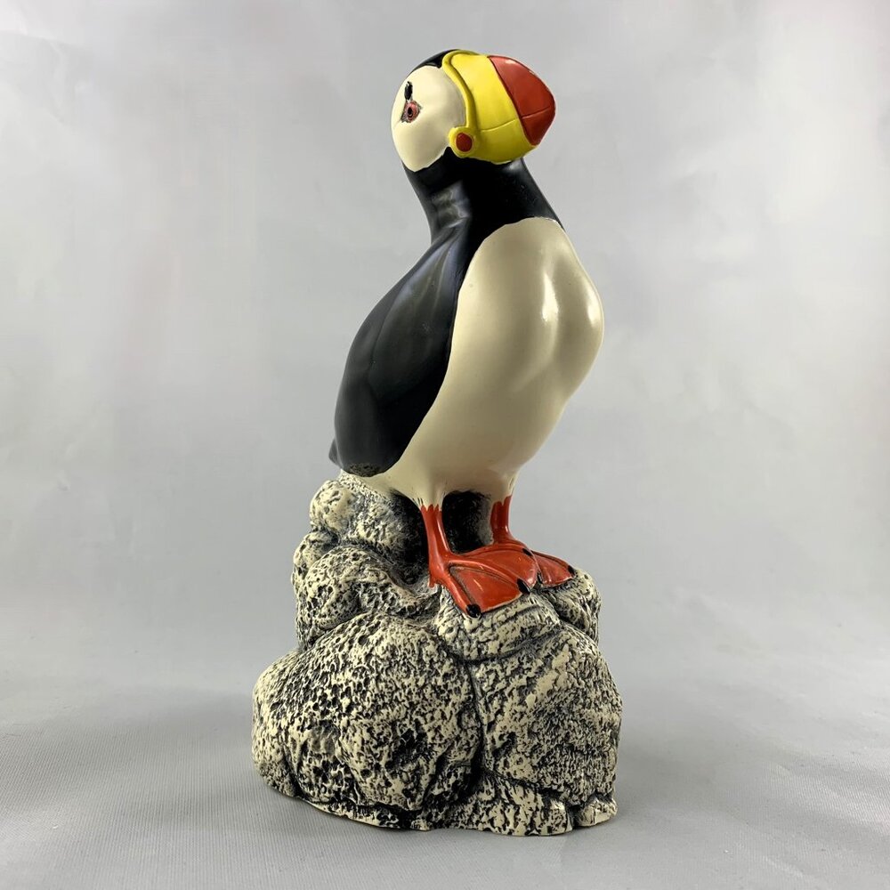 Puffin Statue by G.H. Cook Company, Fine Art Sculpture of Cultured Ivory